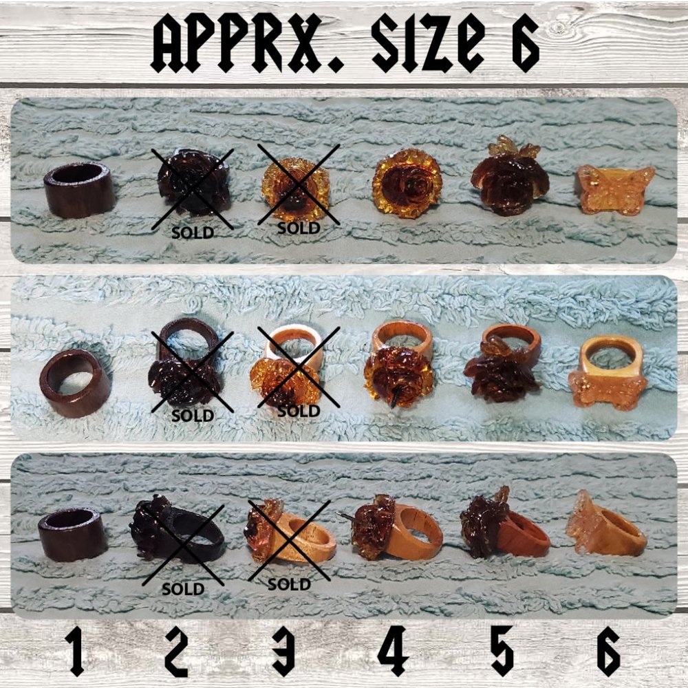 Handmade Wooden Rings